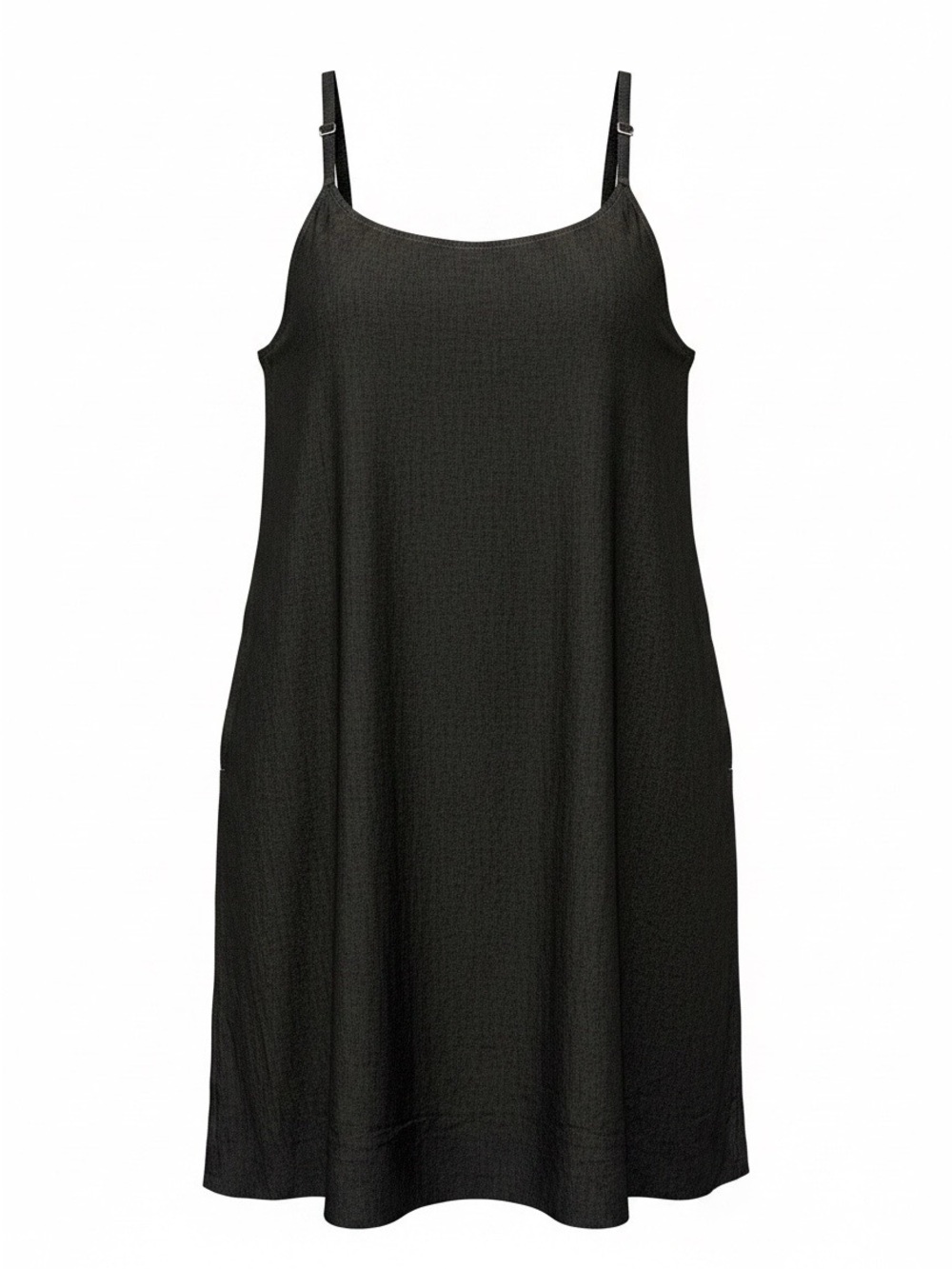 Eileen Fisher Airy Organic CottonTwill Cami Dress with Adjustable Straps